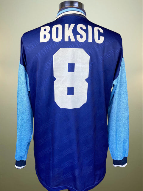 Match Shirt • Club • Lazio • 1995 • Umbro • Away • #8 • Alen Bokšić • Match Worn