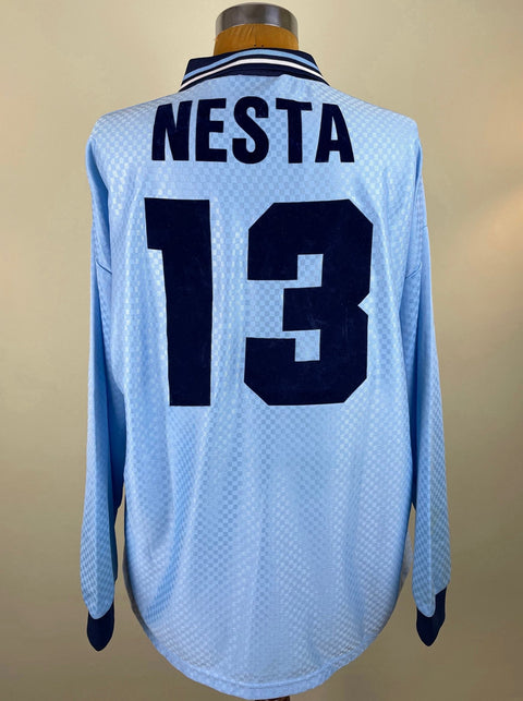 Match Shirt • Club • Lazio • 1995 • Umbro • Home • 13 • Alessandro Nesta • Match Worn - Calcio 90