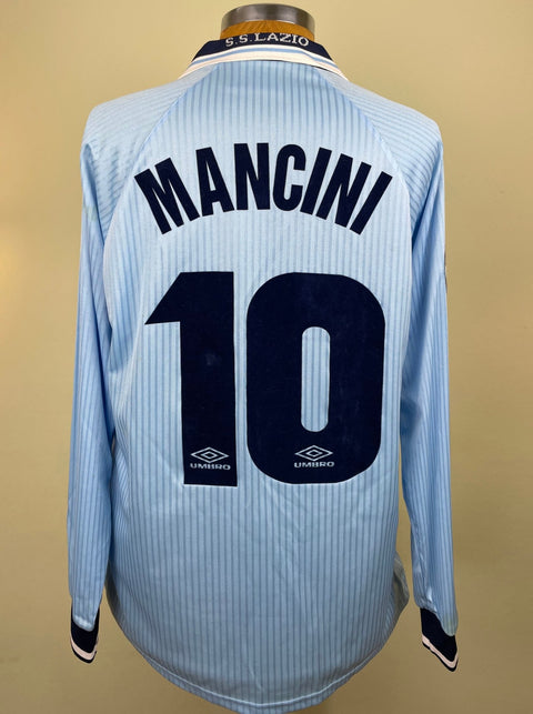 Match Shirt • Club • Lazio • 1997 • Umbro • Home • 10 • Roberto Mancini • Match Worn - Calcio 90