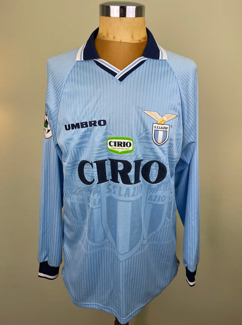 Match Shirt • Club • Lazio • 1997 • Umbro • Home • 10 • Roberto Mancini • Match Worn - Calcio 90