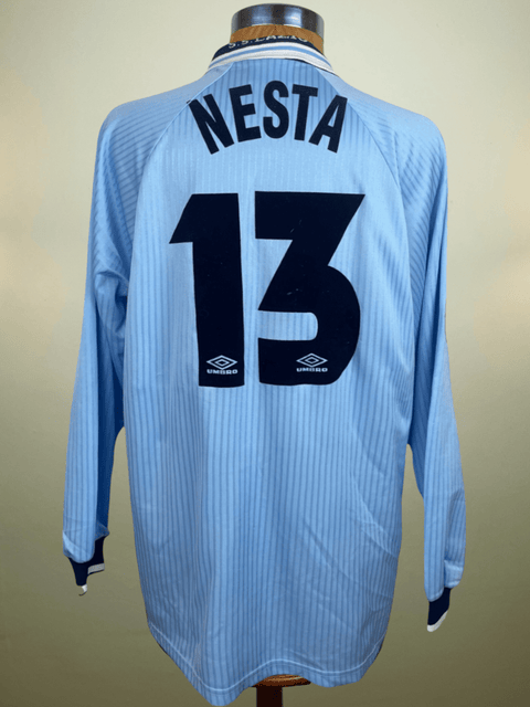 Match Shirt • Club • Lazio • 1997 • Umbro • Home • 13 • Alessandro Nesta • Match Worn - Calcio 90