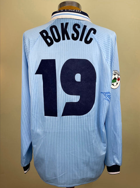 Match Shirt • Club • Lazio • 1997 • Umbro • Home • 19 • Alen Bokšić • Match Worn • Signed - Calcio 90