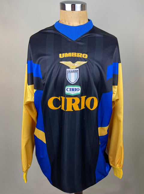 Match Shirt • Club • Lazio • 1997 • Umbro • Keeper • 1 • Luca Marchegiani • UEFA Cup vs Auxerre - Calcio 90