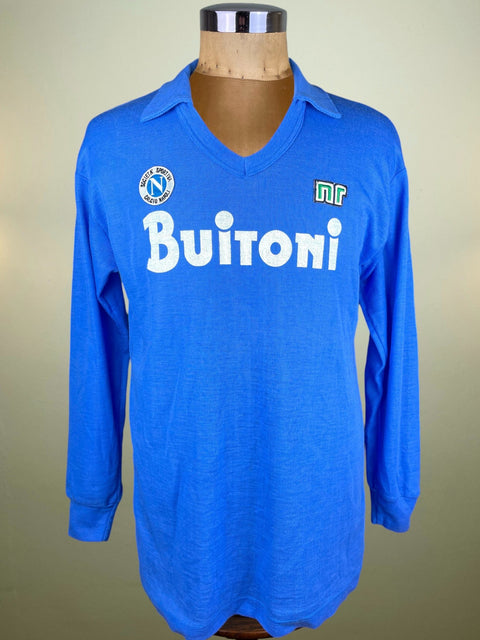 Match Shirt • Club • Napoli • 1986 • Ennerre • Home • 9 • Bruno Giordano • Match Worn - Calcio 90