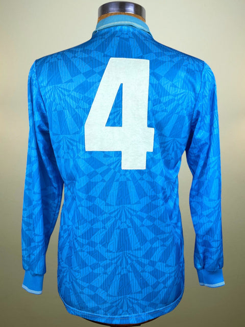 Match Shirt • Club • Napoli • 1992 • Umbro • Home • 4 • Massimo Crippa • Match Worn • Signed - Calcio 90
