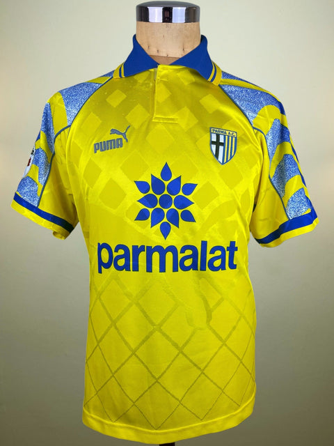 Match Shirt • Club • Parma • 1996 • Puma • Away • 10 • Gianfranco Zola • Match Prepared - Calcio 90