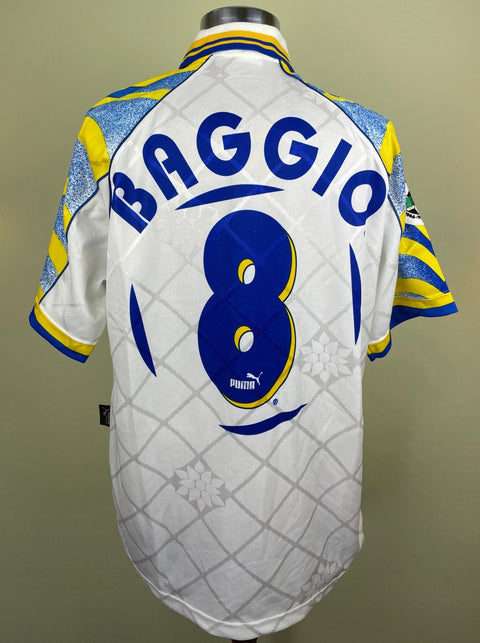 Match Shirt • Club • Parma • 1996 • Puma • Home • 8 • Dino Baggio • Match Worn - Calcio 90