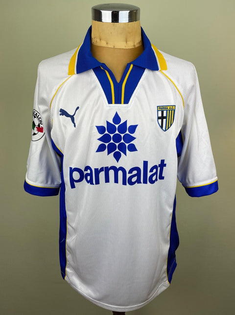 Match Shirt • Club • Parma • 1997 • Puma • Home • 31 • Faustino Asprilla • Match Worn - Calcio 90