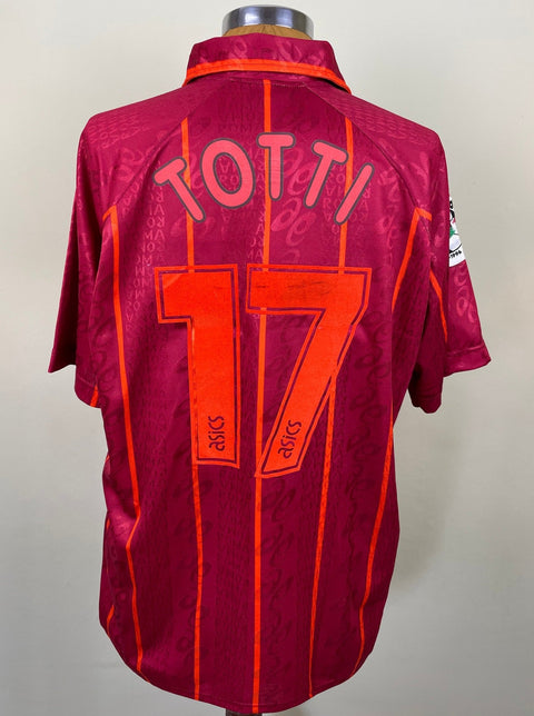 Match Shirt • Club • Roma • 1996 • Asics • Home • 17 • Francesco Totti • Match Worn - Calcio 90