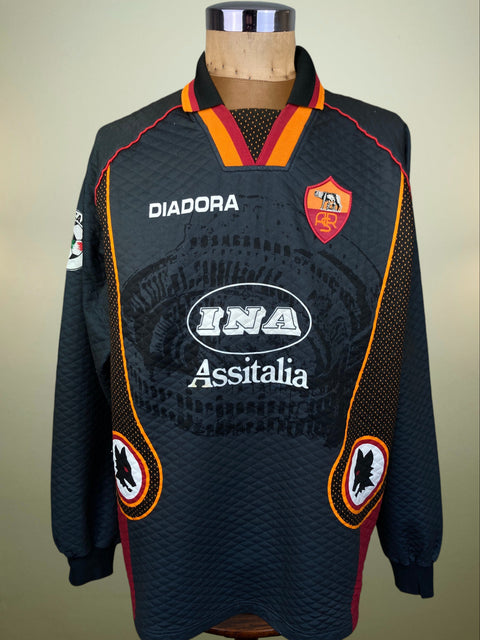 Match Shirt • Club • Roma • 1997 • Diadora • Keeper • #1 • Michael Konsel • Match Worn