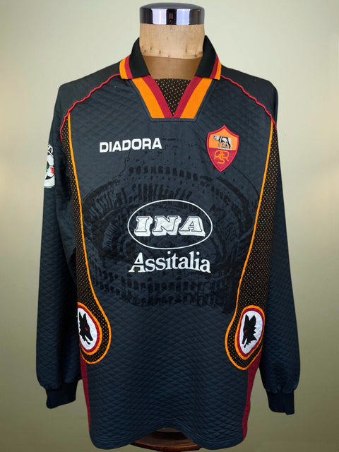 Match Shirt • Club • Roma • 1997 • Diadora • Keeper • #1 • Michael Konsel • Match Worn