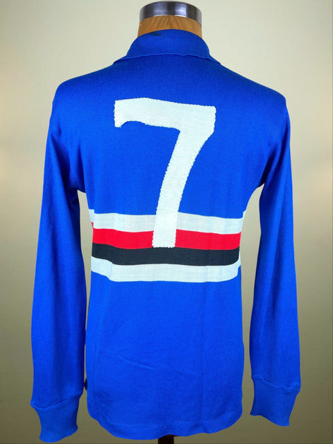 Match Shirt • Club • Sampdoria • 1982 • Ennerre • Home • 7 • Match Worn • Unwashed - Calcio 90