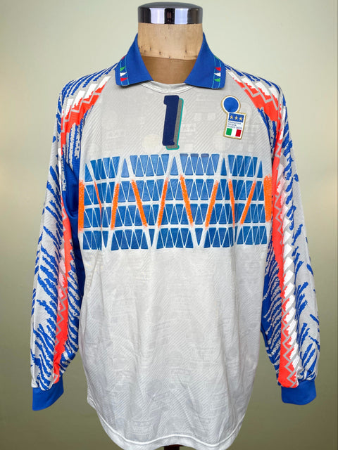 Match Shirt • National • Italia • 1994 • Diadora • Keeper • #1 • WC 94 • Gianluca Pagliuca