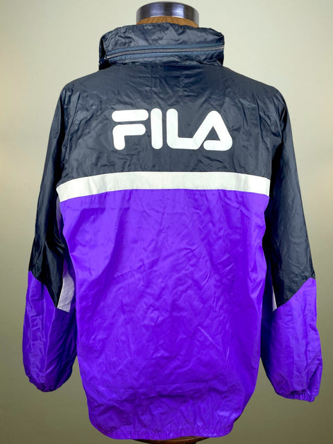 Player Issue Training • Fiorentina • 1997 • Fila • Waterproof Jacket • Size L - Calcio 90