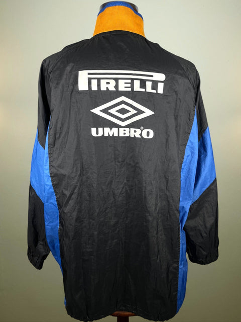 Player Issue Training • Inter • 1997 • Umbro Waterproof Jacket • Size XL - Calcio 90