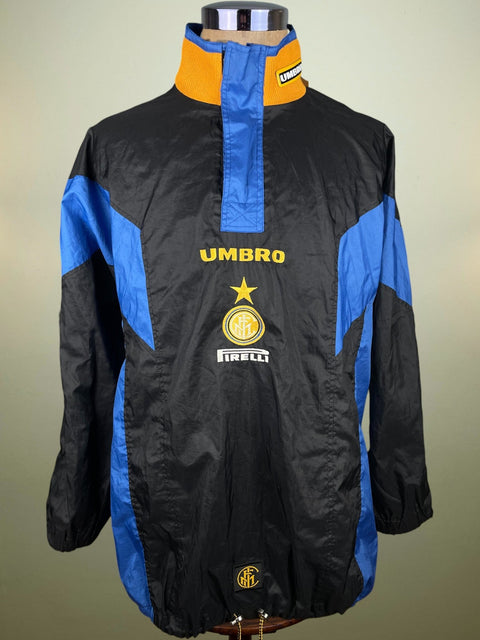 Player Issue Training • Inter • 1997 • Umbro Waterproof Jacket • Size XL - Calcio 90