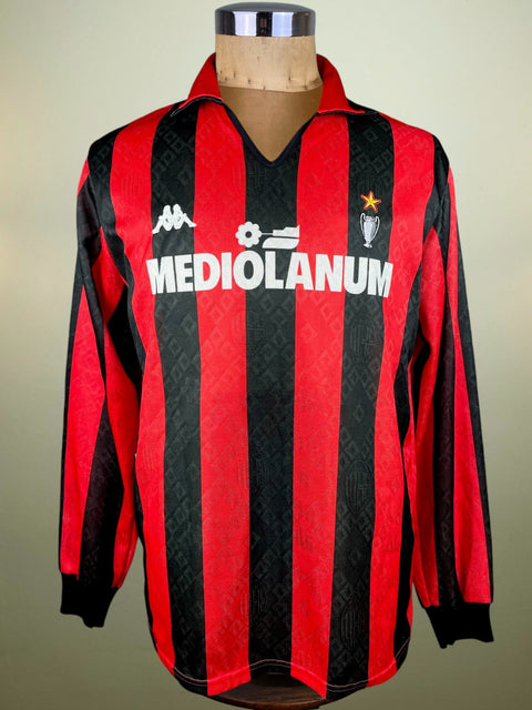 Store Shirt • AC Milan • 1989 • Kappa • Home • Size L - Calcio 90