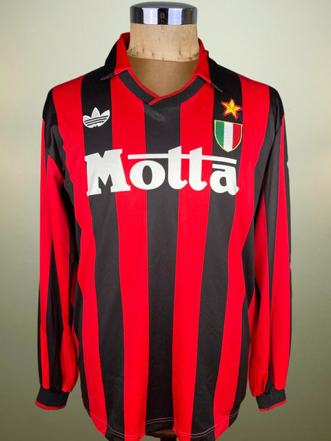 Store Shirt • AC Milan • 1992 • Adidas • Home • Size L - Calcio 90