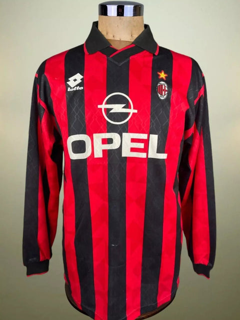 Store Shirt • AC Milan • 1995 • Lotto • Home • Size L - Calcio 90