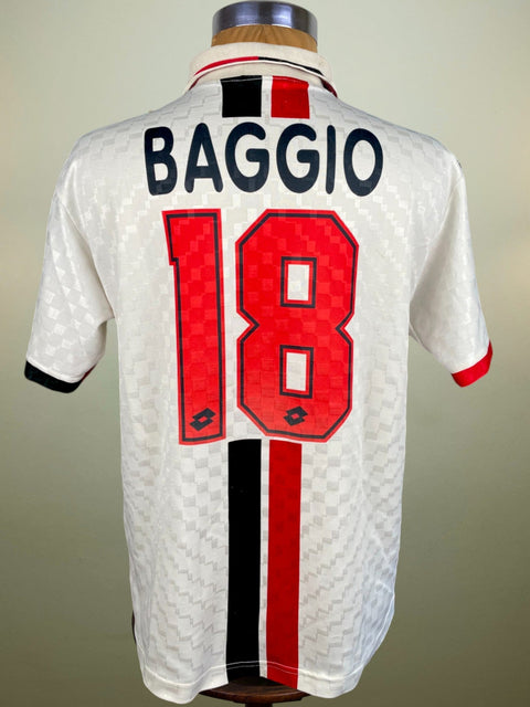 Store Shirt • AC Milan • 1996 • Lotto • Away • Roberto Baggio • Size L - Calcio 90