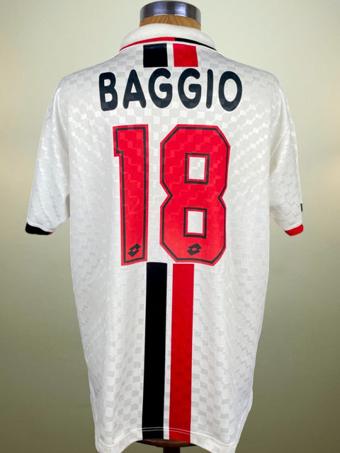 Store Shirt • AC Milan • 1996 • Lotto • Away • Roberto Baggio • Size XL - Calcio 90