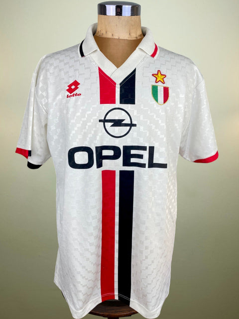 Store Shirt • AC Milan • 1996 • Lotto • Away • Roberto Baggio • Size XL - Calcio 90