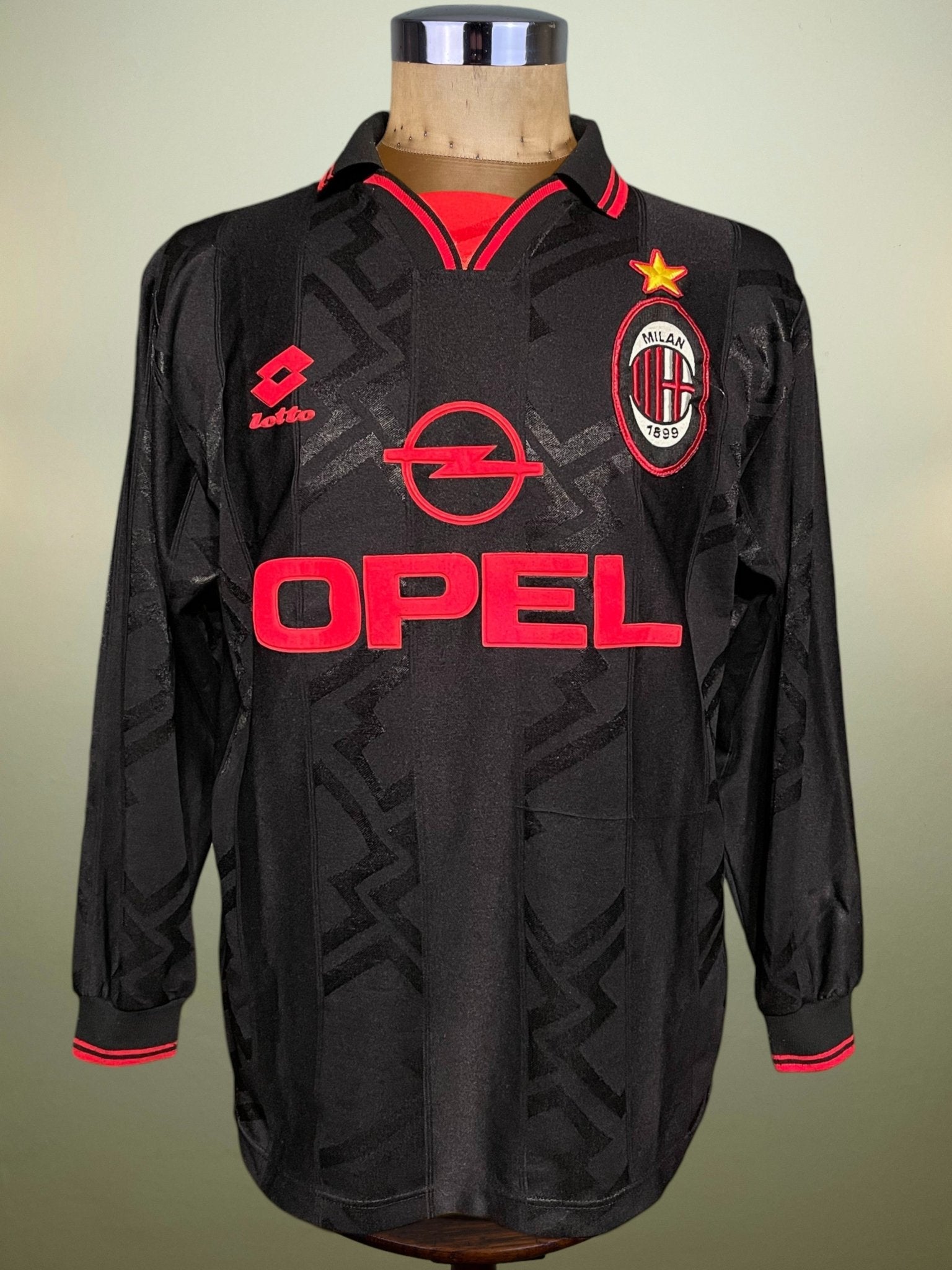 AC Milan 1996/97 Third – Store Shirt – Size M – Lotto – Opel