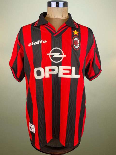 Store Shirt • AC Milan • 1997 • Lotto • Home • Size XL - Calcio 90