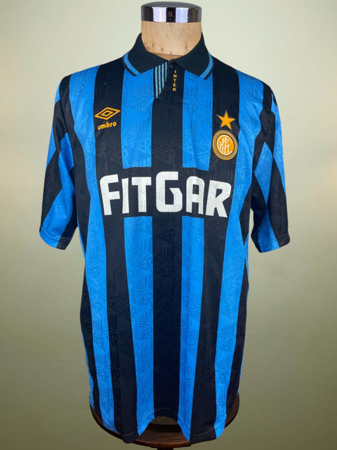 Store Shirt • Inter Milan • 1992 • Umbro • Size XL - Calcio 90