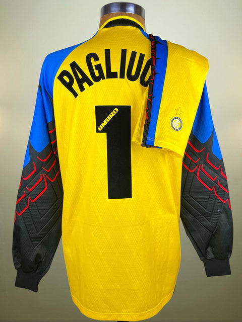 Store Shirt • Inter Milan • 1996 • Gianluca Pagliuca • Size XL • With Shorts - Calcio 90