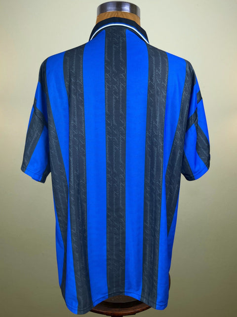 Store Shirt • Inter Milan • 1996 • Umbro • Home • UEFA Cup Final Version • Size XL - Calcio 90