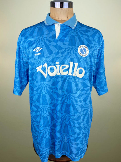 Store Shirt • Napoli • 1991 • Umbro • Size XL - Calcio 90