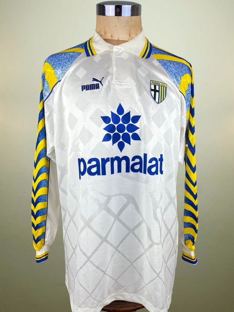 Store Shirt • Parma • 1995 • Puma • Home • Size XL - Calcio 90