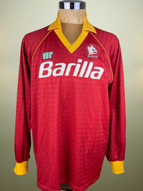 Store Shirt • Roma • 1990 • Ennerre • Size XL - Calcio 90