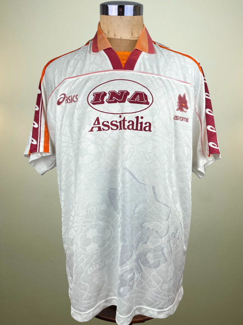Store Shirt • Roma • 1995 • Asics • Away • Size XL • 4 • Player Issue - Calcio 90