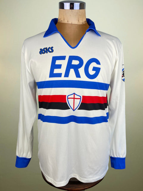 Store Shirt • Sampdoria • 1992 • Asics • Size L - Calcio 90