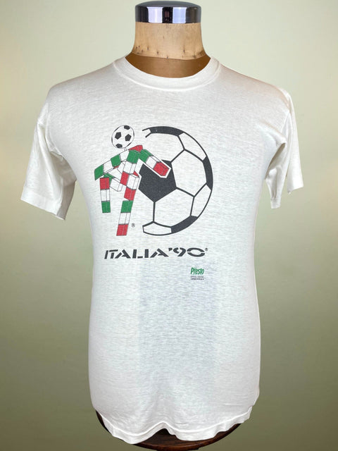T-Shirt • 1990 • World Cup 90 • Official Presto T-Shirt • Version 2 - Calcio 90