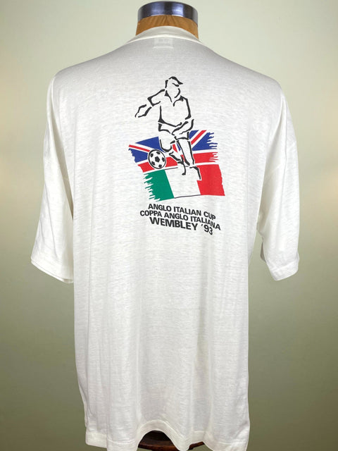 T-Shirt • 1993 • Anglo Italian Cup • Cremonese • Official T-Shirt - Calcio 90