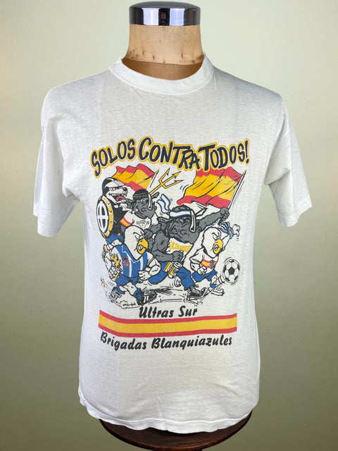 T-Shirt • 1993 • La Liga • RCD Espanyol • Real Madrid • Ultras Sur & Brigadas Blanquiazules T-Shirt