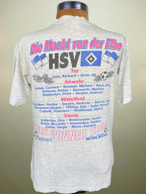 T-Shirt • 1994 • Bundesliga • Hamburger SV • “Live im Volksparkstadion” Squad Bootleg T-Shirt