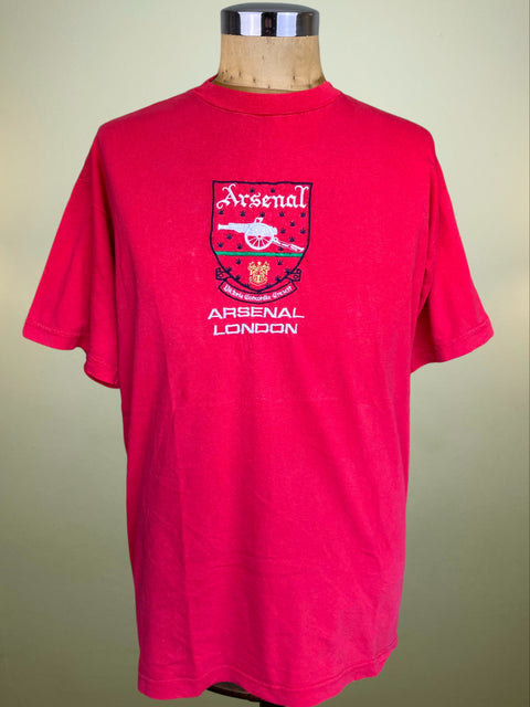 T-Shirt • 1994 • Premier League • Arsenal • Official Stitched Club Crest Arsenal London T-Shirt