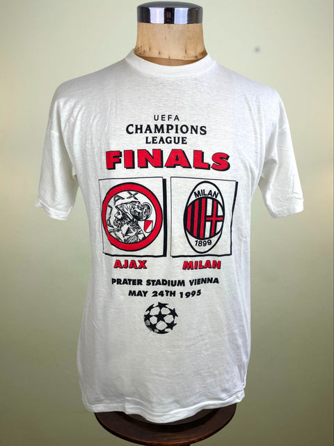T-Shirt • 1995 • Champions League • AC Milan vs Ajax • Champions League Final Official T-Shirt