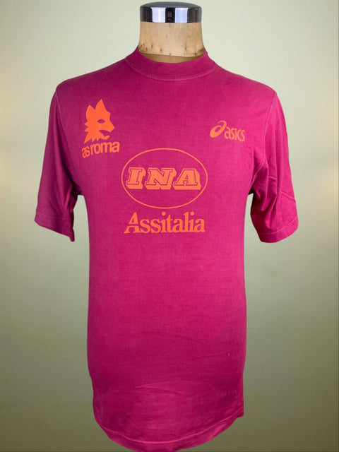 T-Shirt • 1995 • Roma • Official Asics Player Issue T-Shirt - Calcio 90