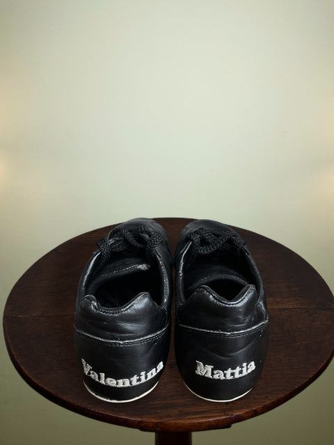 Roberto Baggio's Match worn Boots with the names of his children stitched in
