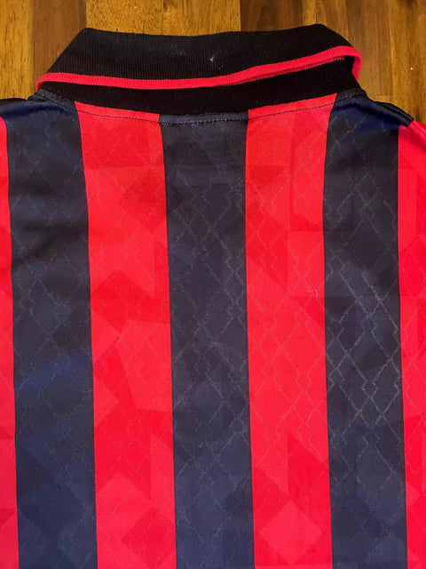 Store Shirt • AC Milan • 1995 • Lotto • Home • Size L - Calcio 90