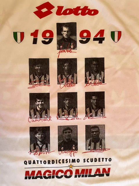 Store Shirt • AC Milan • 1993 • Lotto • Special Scudetto Champions Edition • Size XL - Calcio 90
