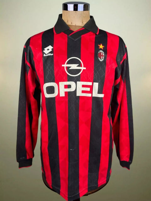 Store Shirt • AC Milan • 1995 • Lotto • Home • Size L - Calcio 90