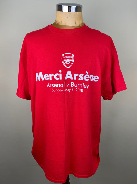 T-Shirt • 2018 • Arsenal • Wenger's Last Match Commemorative T-Shirt