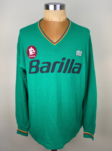 Player Issue Training • Roma • 1988 • Ennerre Training Top • Worn vs Costa Rica