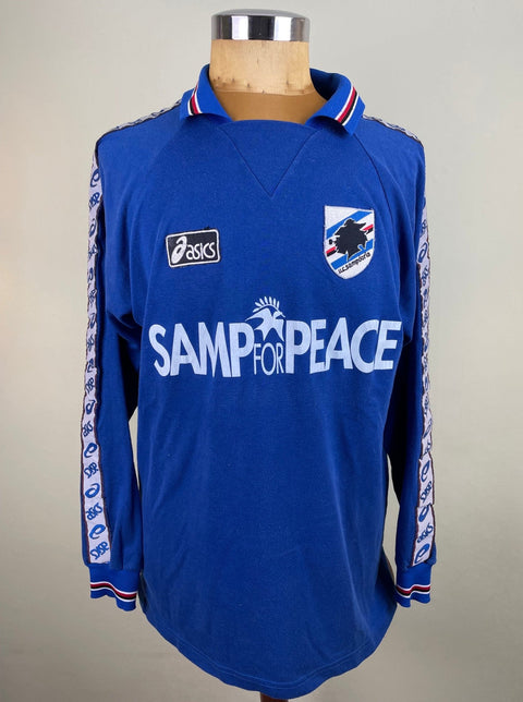 Player Issue Training • Sampdoria • 1995 • Asics Training Top - Calcio 90